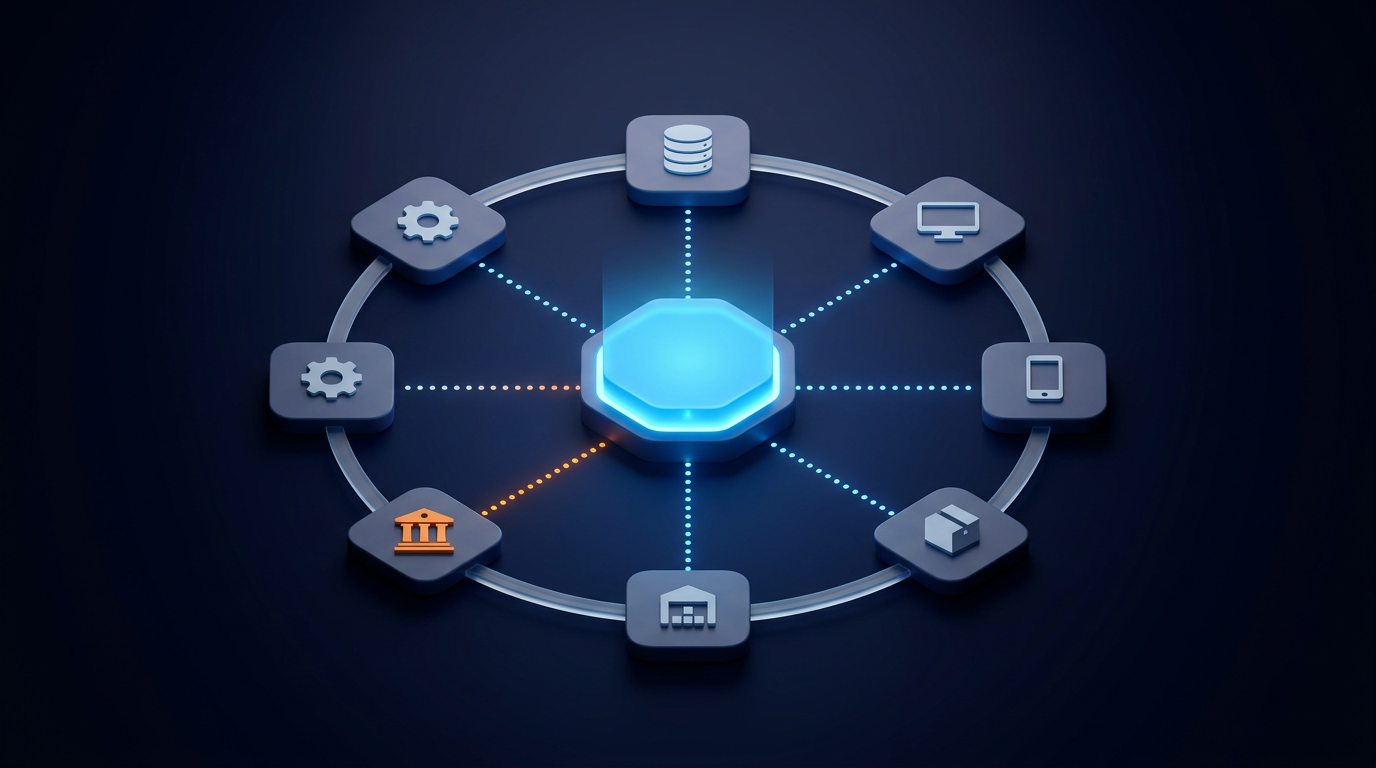 Governed API hub with connected enterprise systems