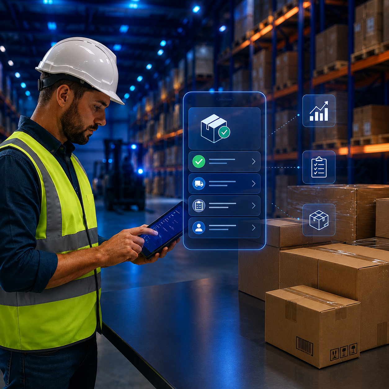 WMS material lifecycle visual